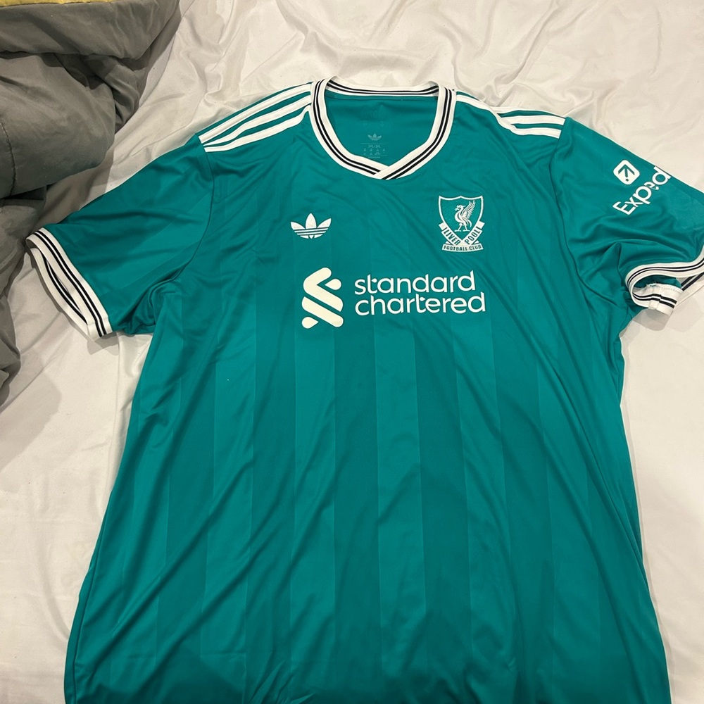 Adidas Teal Liverpool FC Men's Jersey